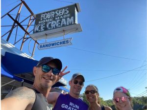 group run at four seas ice cream group run at four seas ice cream