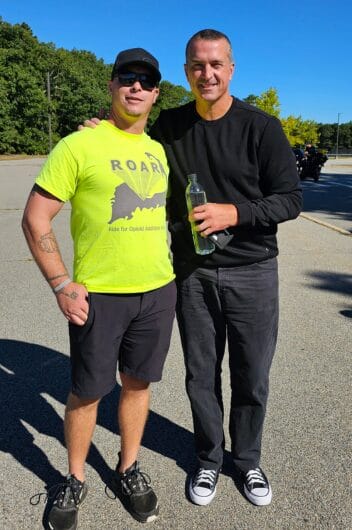 Chris Herren at Ride for Opioid Addiction Recovery Motorcycle Ride Chris Herren at Ride for Opioid Addiction Recovery Motorcycle Ride