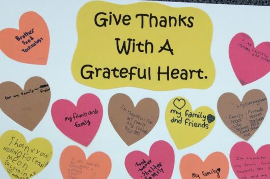 Gratitude and Giving Wall Gratitude and Giving Wall