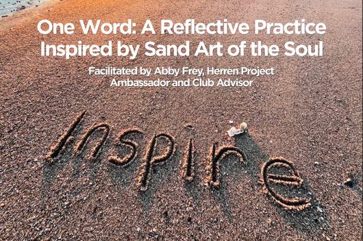 One Word: A Reflective Practice Inspired by Sand Art of the Soul