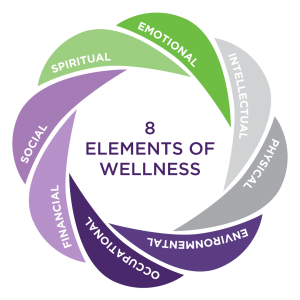 Herren Project wellness wheel 8 elements of wellness
