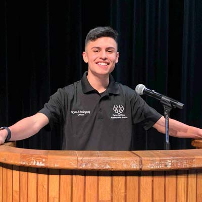 Bryan Rodriguez Bryan Rodriguez Spirit of Purple Award Winner