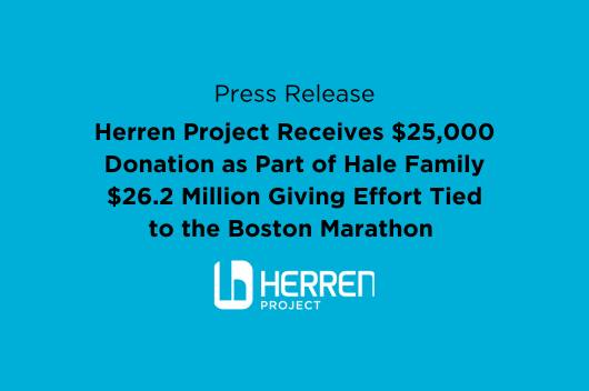 press release Herren Project received $25K from Hale Family