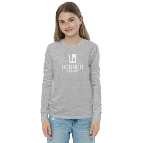 youth long sleeve tee athletic heather front 62853f4ce0f8f